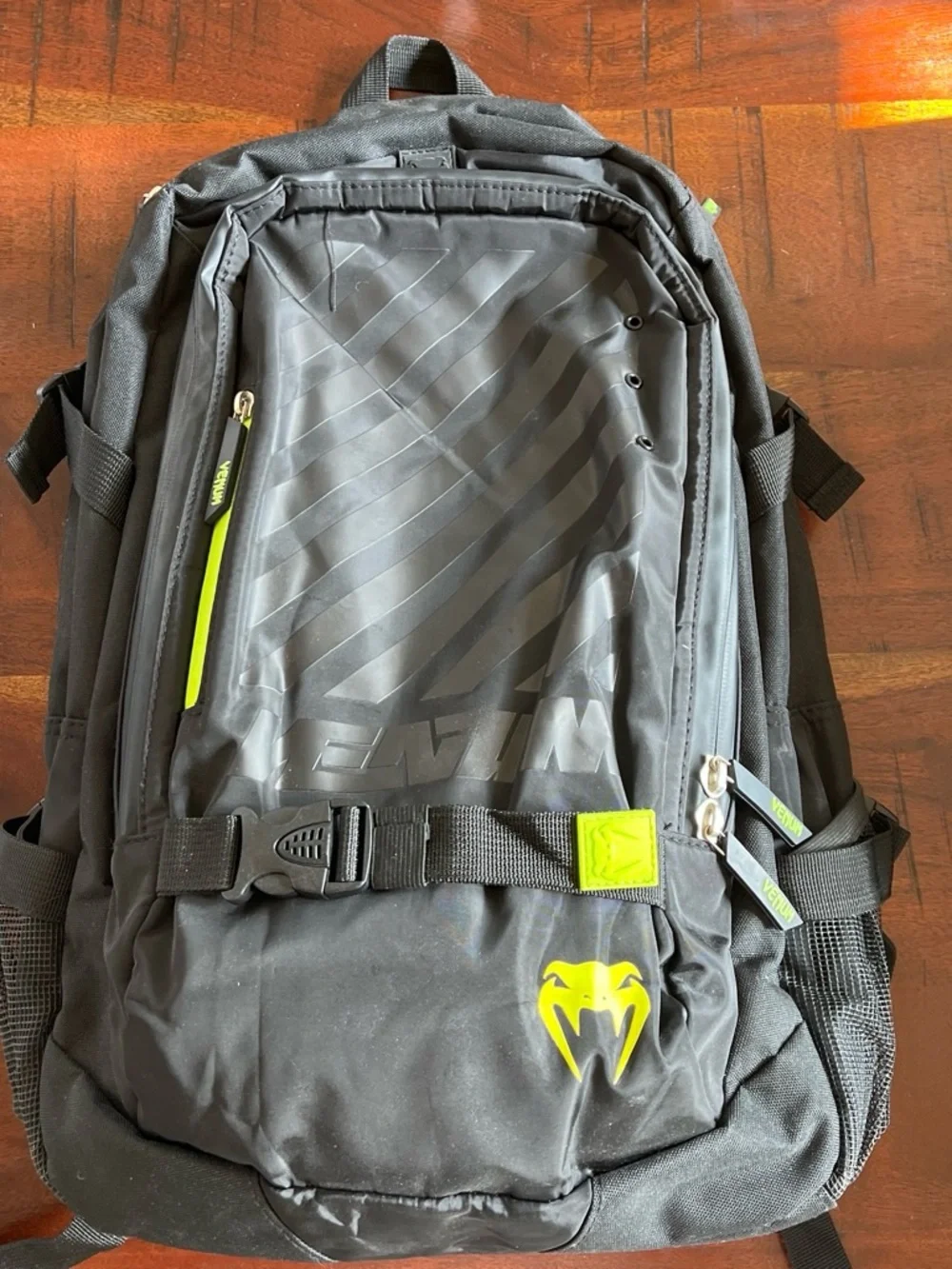 Venum Black & Neon Yellow Sports Backpack